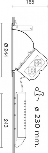 Встраиваемый светильник Deko-Light  151623
