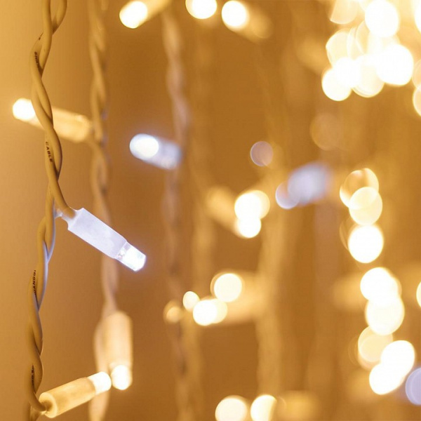Занавес световой [2x3 м] Curtain ARD-CURTAIN-PRO-2000x3000-WHITE-760LED-FLASH WARM/WHITE (230V, 70W)