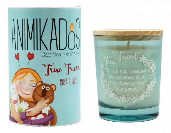 Свеча ароматическая (9.1 см) True Friend Animikados VV007BCAMGB