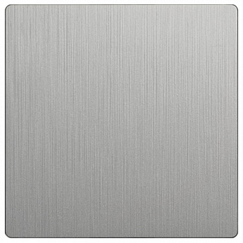 Выключатель одноклавишный без рамки Werkel Серебряный рифленый WL09-SW-1G