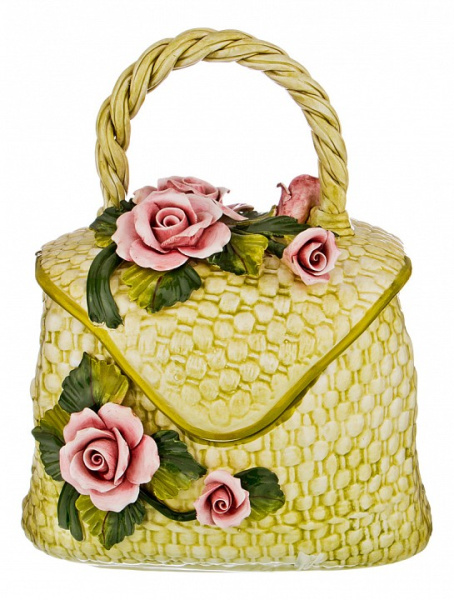 Фигура настольная (34 см) Корзина с цветами 335-359