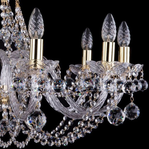 Подвесная люстра Bohemia Ivele Crystal 1406 1406/10/300/G/Balls