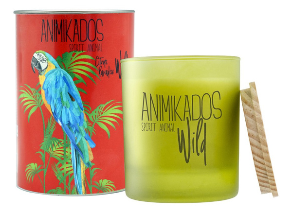 Свеча ароматическая (9.9 см) Wild Parrot - цитрусовый VV040CPAW