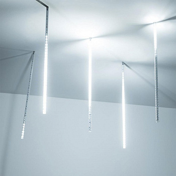 Гирлянда супернить [2 м] Icefall ARD-ICEFALL-CLASSIC-D12-500-5PCS-CLEAR-72LED-LIVE WHITE (230V, 6W)