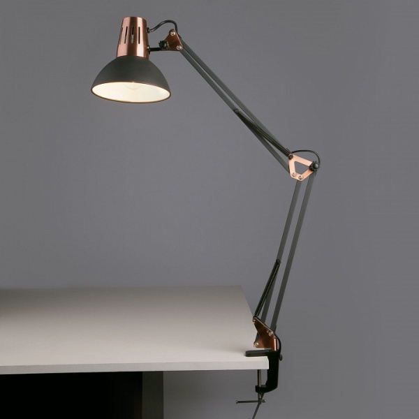 Настольная лампа офисная Eurosvet Worker 01020/1 черный