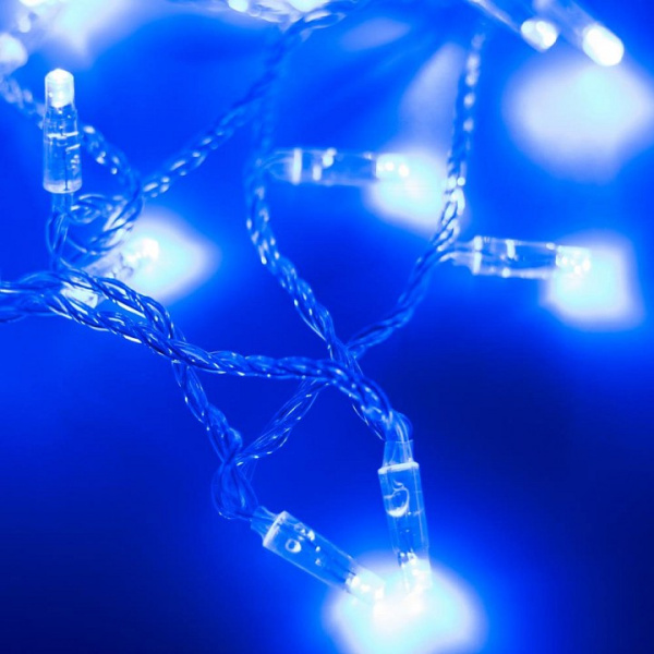 Гирлянда нить [10 м] String ARD-STRING-CLASSIC-10000-CLEAR-100LED-STD BLUE (230V, 7W)