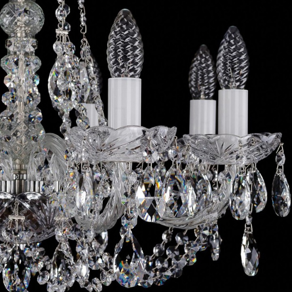 Подвесная люстра Bohemia Ivele Crystal 1406 1406/8/195/Ni