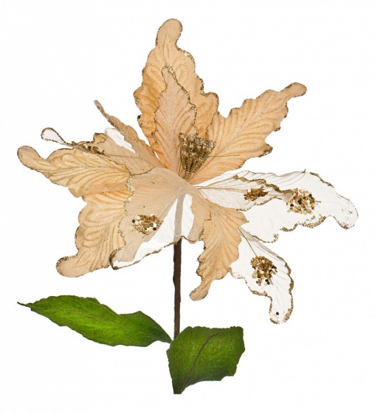 Цветок (23 см) Пуансетия 241-1817