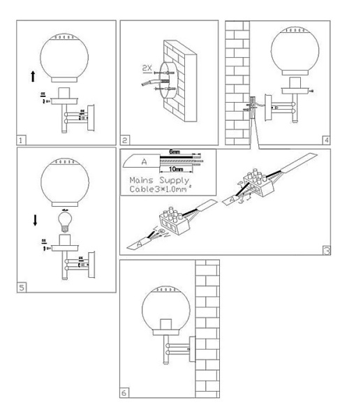 Светильник на штанге Globo Bowle II 3180S
