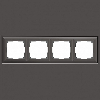 Рамка на 4 поста Werkel WL14 WL14-Frame-04 (Серо-коричневый)