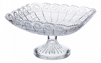 Чаша декоративная (28х28х16 см) Muza Crystal 695-026