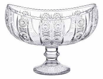 Чаша декоративная (18х10.5х14 см) Muza Crystal 195-122
