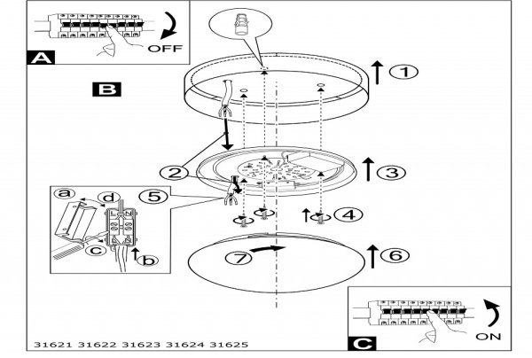 Накладной светильник Eglo ПРОМО Maserlo 31624