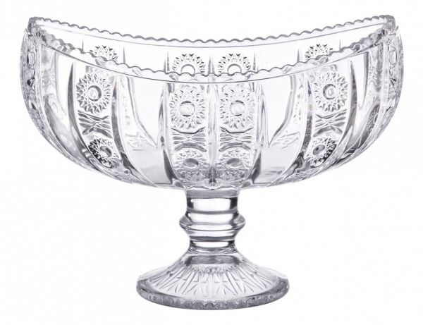Чаша декоративная (18х10.5х14 см) Muza Crystal 195-122