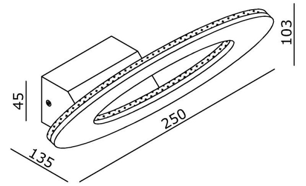 Светильник на штанге Deko-Light Oval 341096