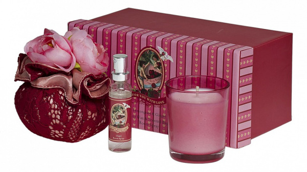 Набор подарочный (19.2х9 см) Лимонник и имбирь F15S-LG027A