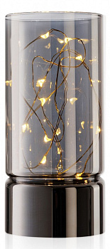 Свеча светодиодная (7x15 см) Kristall RmH-LC-01-Silver