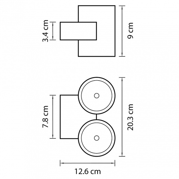Накладной светильник Lightstar Paro LED 362672
