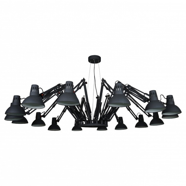 Подвесная люстра Arte Lamp Engineer A2043SP-16BK