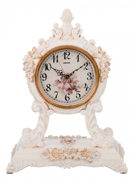 Настольные часы (27.5x16.5x37 см) Цветы 204-126