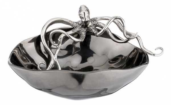 Чаша декоративная (41.5х30.5х20 см) Осьминог 725-026