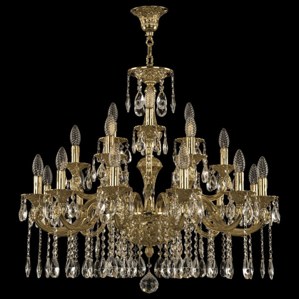 Подвесная люстра Bohemia Ivele Crystal 7299 72199/12+6+3/250/A G