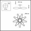 Накладной светильник Odeon Light Brollo 4026/99CL