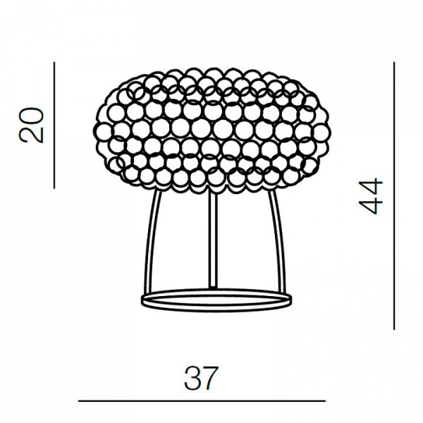 Настольная лампа декоративная Azzardo Acrylio table AZ1099