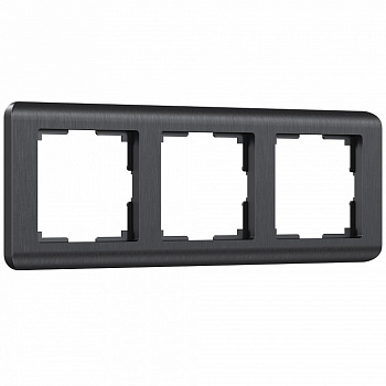 Рамка на 3 поста Werkel  WL12-Frame-03  (графит)
