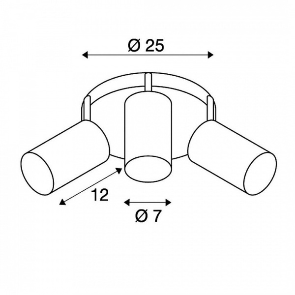 Спот SLV Asto Tube 147424