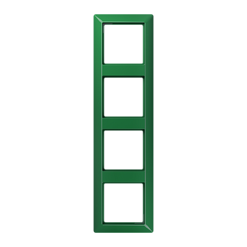 JUNG AS 500 Зеленая Рамка 4-ая ударопрочная