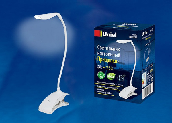 Настольная лампа офисная Uniel TLD-533 UL-00001494