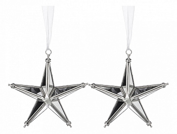 Набор из 2 елочных игрушек Звезда 875-226