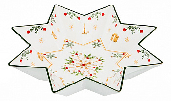 Чаша декоративная (32х6 см) Christmas Collection 586-393