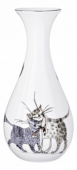 Ваза настольная (5.5х17 см) Котики 264-860