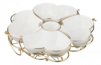 Блюдо декоративное (31х27х5 см) Бланко 126-707