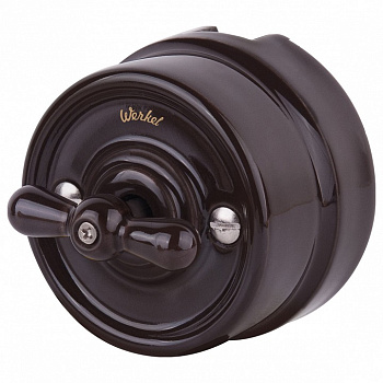 Переключатель одноклавишный без рамки Werkel Retro WL18-01-03