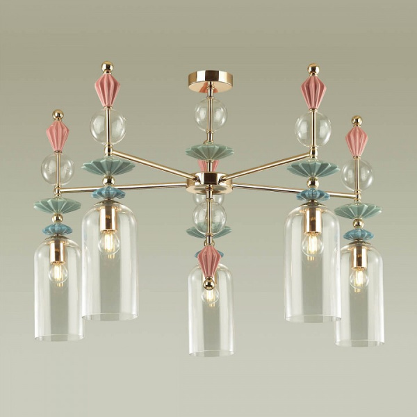 Потолочная люстра Odeon Light Bizet 4855/5C