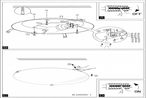 Накладной светильник Eglo ПРОМО Albedo 86081