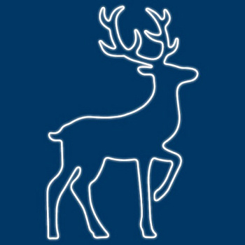 Зверь световой (1.4х0.93 м) Сказочный олень NN-501 501-314