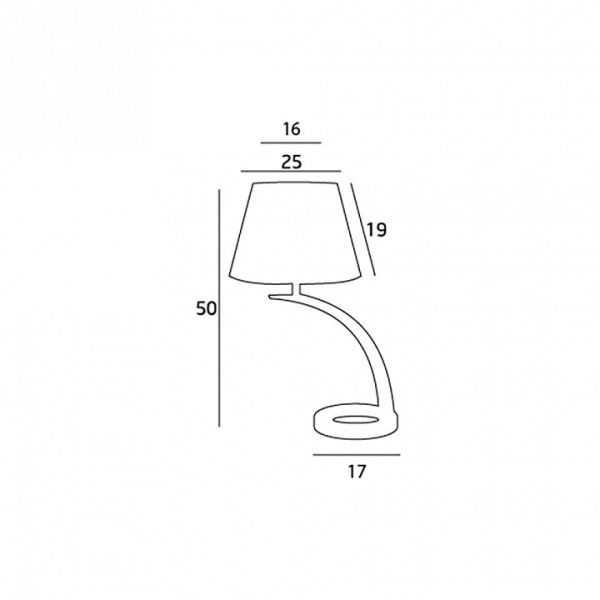 Настольная лампа декоративная Maxlight Tucan T0012