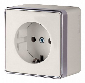 Розетка с заземлением Werkel  WL15-02-01