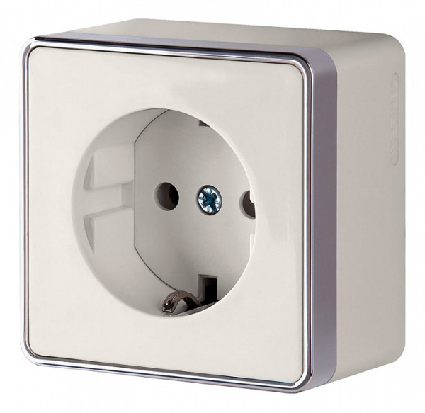 Розетка с заземлением Werkel  WL15-02-01