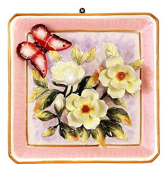 Блюдо декоративное (20х2.5х21 см) Art 59-407