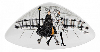 Блюдо декоративное (24х13 см) Fashion Queen 359-582