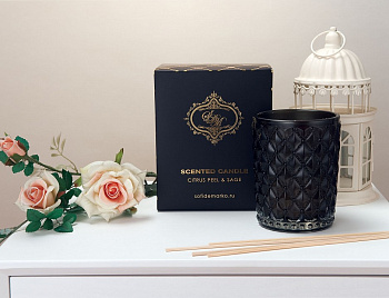 Свеча ароматическая Цитрус и Шалфей Св.8