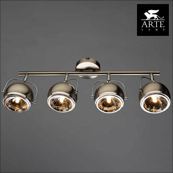 Спот Arte Lamp Orbiter A4509PL-4SS