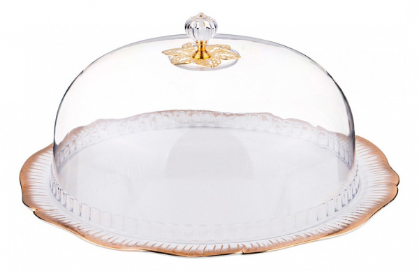 Блюдо декоративное (25 см) Цветочная симфония 590-239