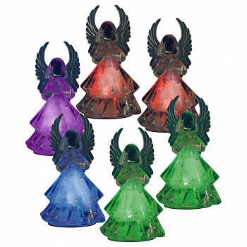 Набор из 12 Ангелов световых [9 см] Uniel ULD 11039