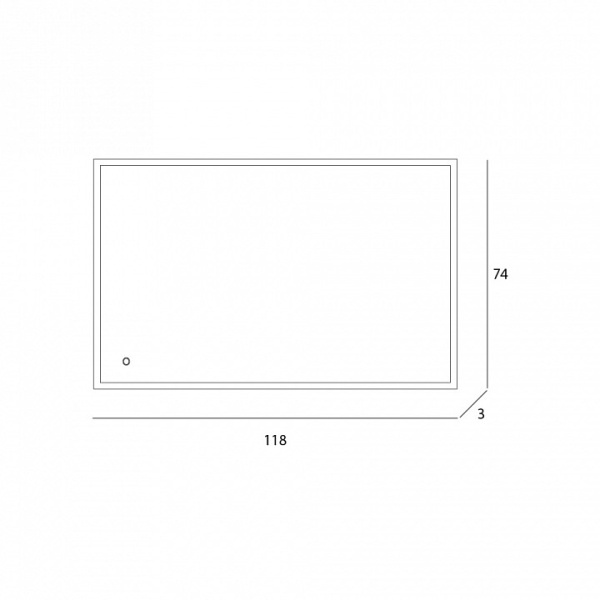 Зеркало настенное Maxlight Mirror W0253